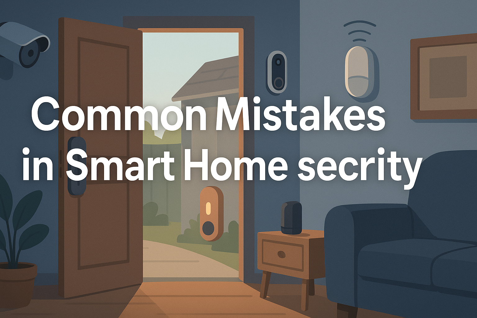 You are currently viewing Common Mistakes in Smart Home Security—And How to Avoid Them