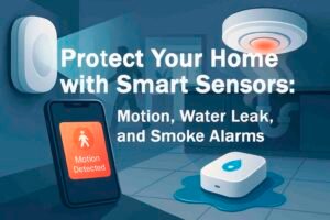 Read more about the article Protect Your Home with Smart Sensors: Motion, Water Leak, and Smoke Alarms