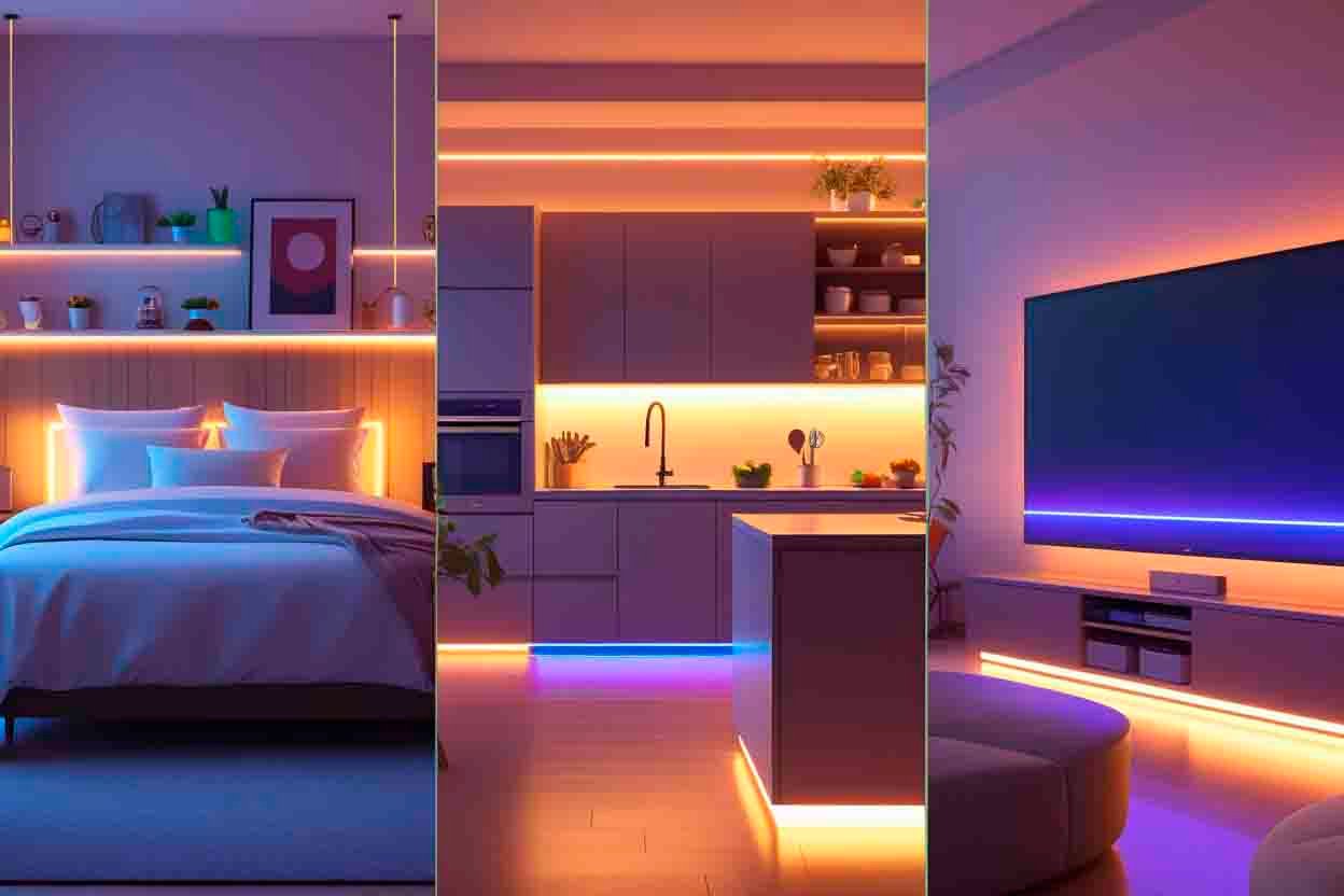 You are currently viewing Best Smart Light Strips for Bedroom, Kitchen, and TV Backlighting